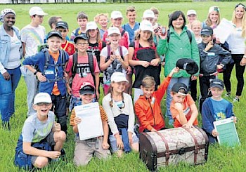 Gruppenbild der Schatzsucher