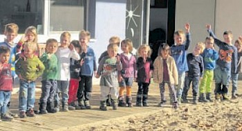 Freuen sich aufs Fest: Auf die Kinder der Kita Am Schlot warten ein tolles Programm zum Geburtstag. Foto: privat